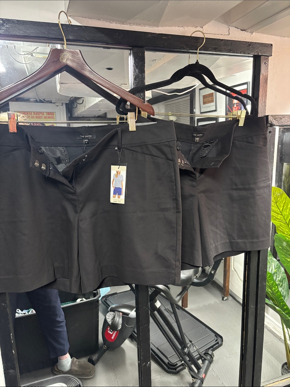 The limited black women’s dress shorts